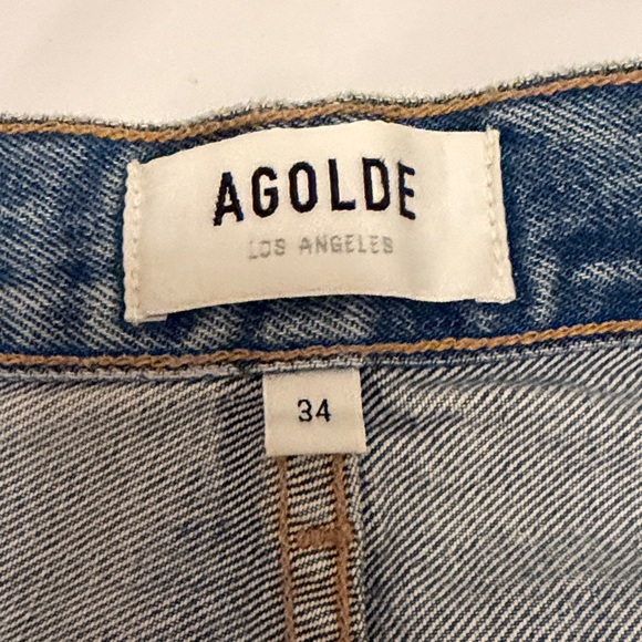 Agolde Distressed Denim Jeans - Picture 2 of 8